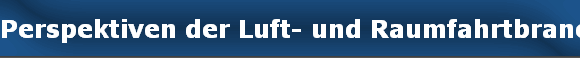 Perspektiven der Luft- und Raumfahrtbranche i